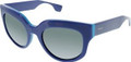 PRADA PR 07QS Sunglasses RO11A1 Blue Azure 51-21-140
