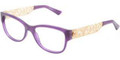 Dolce & Gabbana DG 3185 Eyeglasses 2677 Opal Violet 55-16-140