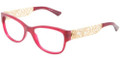 Dolce & Gabbana DG 3185 Eyeglasses 2681 Opal Bordeaux 55-16-140