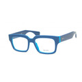 PRADA PR 12QV Eyeglasses RO11O1 Blue Azure 49-18-140