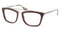 PRADA PR 18QV Eyeglasses DHO1O1 Br 51-18-140
