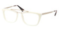 PRADA PR 18QV Eyeglasses 7S31O1 Ivory 51-18-140
