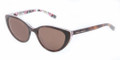 Dolce & Gabbana DG 4202 Sunglasses 278173 Top Havana Wht Flowers 50-17-125