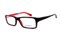 EMPORIO ARMANI EA 3003 Eyeglasses 5061 Top Blk On Red 54-17-140