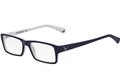 EMPORIO ARMANI EA 3003 Eyeglasses 5154 Top Blue On Wht 52-17-140
