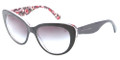Dolce & Gabbana DG 4189 Sunglasses 27798G Top Blk Flower Blk 54-17-140