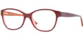 VERSACE VE 3188 Eyeglasses 5089 Baroque Bordeaux Tr/Orange Tr 54-16-140