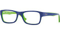 Ray Ban RX 5268 Eyeglasses 5182 Top Blue On Grn 48-17-135