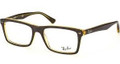 Ray Ban RX 5287 Eyeglasses 5373 Top Br On Trasparent Yellow 54-18-145