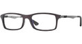 Ray Ban RX 7017 Eyeglasses 5258 Top Br On Blk 54-17-145