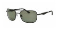 Ray Ban RB 3515 Sunglasses 006/9A Matte Blk 61-17-145