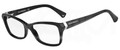 EMPORIO ARMANI EA 3023 Eyeglasses 5017 Blk 52-17-140