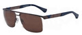 EMPORIO ARMANI EA 2014 Sunglasses 304973 Matte Br 58-16-135