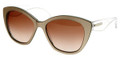 Dolce & Gabbana DG 4220 Sunglasses 279713 Sand/Pearl Grn/Crystal 55-17-140