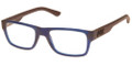 ARMANI EXCHANGE AX 3015 Eyeglasses 8025 Matte Marine Transp 52-18-140