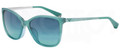EMPORIO ARMANI EA 4025F Sunglasses 52044S Opal Grn 55-17-140