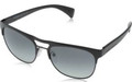 PRADA PR 52QS Sunglasses 1BO3M1 Matte Blk/Blk 57-18-140