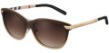 BURBERRY BE 4169Q Sunglasses 342613 Br Grad Beige 57-18-140