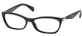 PRADA PR 15PV Eyeglasses 1AB1O1 Blk 55-16-135