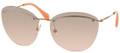 MIU MIU MU 54PS Sunglasses 7OE3B0 Rose Gold 62-16-135