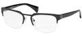 PRADA PR 66QV Eyeglasses 7AX1O1 Blk 54-20-140