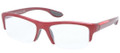 PRADA SPORT PS 04EV Eyeglasses SME1O1 Met Bordeaux Shiny 53-18-145