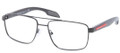 PRADA SPORT PS 56EV Eyeglasses 1BO1O1 Blk Shiny 53-16-140