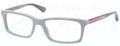 PRADA SPORT PS 02CV Eyeglasses SMH1O1 Matte Grey 53-17-140