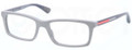 PRADA SPORT PS 02CV Eyeglasses SMH1O1 Matte Grey 55-17-140