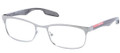 PRADA SPORT PS 54DV Eyeglasses LAI1O1 Gunmtl/Brushed Gunmtl 51-18-140
