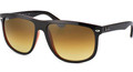 Ray Ban RB 4147 Sunglasses 609585 Top Blk On Br 56-15-145