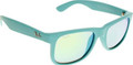 Ray Ban RB 4165 Sunglasses 60903R Turq Rubber 55-16-145