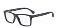 EMPORIO ARMANI EA 3034 Eyeglasses 5231 Br/RubbeRB lue 53-16-140
