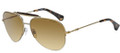 EMPORIO ARMANI EA 2020 Sunglasses 30022L Matte Pale Gold 59-15-140