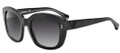 EMPORIO ARMANI EA 4031 Sunglasses 52208G Transp Grey On Blk 52-21-140
