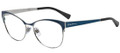 GIORGIO ARMANI AR 5029 Eyeglasses 3062 Slv/Matte Blue 54-16-145