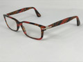 PERSOL PO 2965VM Eyeglasses 978 Br Stripped/Red 53-18-140