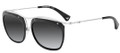 EMPORIO ARMANI EA 2023 Sunglasses 30458G Matte Slv/Blk 54-18-140