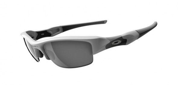 Oakley Flak Jacket 9008 Sunglasses 03-882 Polished White - Elite