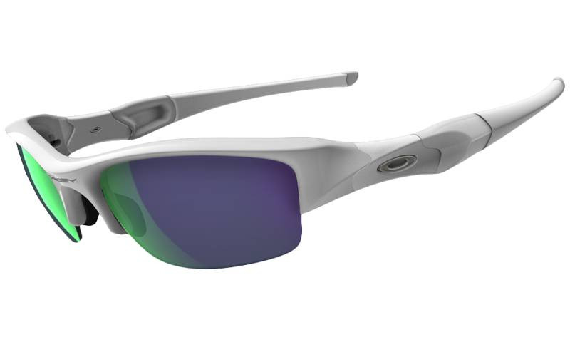 Oakley Flak Jacket 9008 Sunglasses 26-221 Matte White - Elite