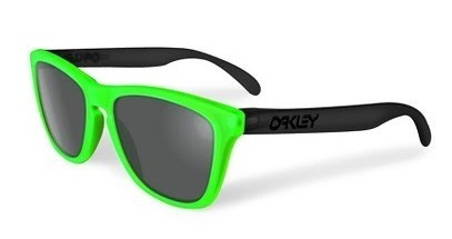 Oakley Frogskins 9013 Sunglasses 24-286 Black light Green - Elite