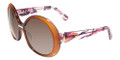 EMILIO PUCCI EP680S Sunglasses 810 Orange Grad 58-18-135