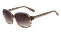 LACOSTE L735S Sunglasses 662 Rose Beige Striped 57-17-140