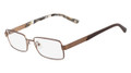 MARCHON M-WALL STREET Eyeglasses 210 Satin Br 55-18-145