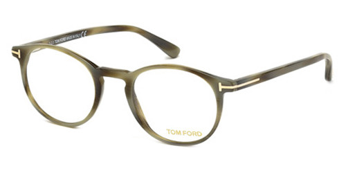 TOM FORD FT5294 Eyeglasses 064 Coloured Horn 48 - Elite Eyewear Studio