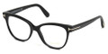 TOM FORD FT5291 Eyeglasses 001 Shiny Blk 55