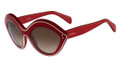 VALENTINO V684S Sunglasses 613 Red 54-21-135