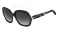 VALENTINO V678S Sunglasses 102 Wht Faded Lace 55-20-135