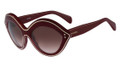 VALENTINO V689S Sunglasses 640 Scarlet 54-19-135