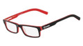 X GAMES TIC TAC Eyeglasses 001 Blk Red 46-16-130